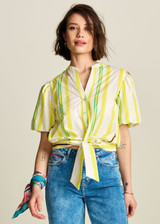 POM Striped Lemon Blouse | SP7805 POM Striped Lemon Blouse | SP7805