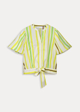 POM Striped Lemon Blouse | SP7805 POM Striped Lemon Blouse | SP7805