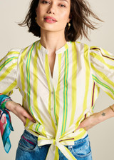 POM Striped Lemon Blouse | SP7805 POM Striped Lemon Blouse | SP7805