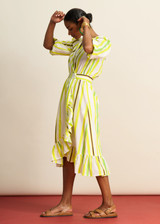 POM Striped Lemon Dress | SP7814 POM Striped Lemon Dress | SP7814
