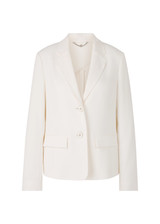 MARC CAIN COLLECTIONS Off-White Blazer With Hand-Stitching Details | YC 34.09 W56 MARC CAIN COLLECTIONS Off-White Blazer With Hand-Stitching Details | YC 34.09 W56