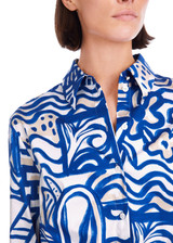 MARC CAIN COLLECTIONS Gentian Printed Blouse | YC 51.38 W69 MARC CAIN COLLECTIONS Gentian Printed Blouse | YC 51.38 W69