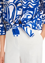MARC CAIN COLLECTIONS Gentian Printed Blouse | YC 51.38 W69 MARC CAIN COLLECTIONS Gentian Printed Blouse | YC 51.38 W69