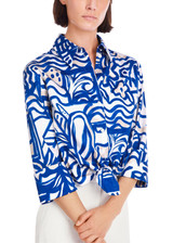 MARC CAIN COLLECTIONS Gentian Printed Blouse | YC 51.38 W69 MARC CAIN COLLECTIONS Gentian Printed Blouse | YC 51.38 W69