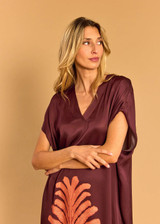 LAUREN VIDAL Ambra Coral Printed Caftan Dress | AMBRA LAUREN VIDAL Ambra Coral Printed Caftan Dress | AMBRA