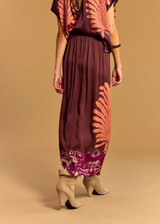 LAUREN VIDAL Coleen Coral Printed Fluid Skirt | COLEEN LAUREN VIDAL Coleen Coral Printed Fluid Skirt | COLEEN