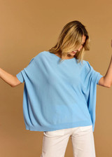 LAUREN VIDAL Pom Ciel Oversized Sweater | POM LAUREN VIDAL Pom Ciel Oversized Sweater | POM
