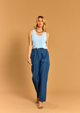 LAUREN VIDAL Tencel Posti Denim Trousers | POSTI LAUREN VIDAL Tencel Posti Denim Trousers | POSTI