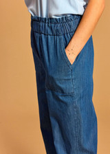 LAUREN VIDAL Tencel Posti Denim Trousers | POSTI LAUREN VIDAL Tencel Posti Denim Trousers | POSTI