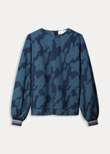 POM Top - Swirl Horizon Blue | SP7394