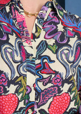 POM Blouse - Milly Full Glow Ecru | SP7406