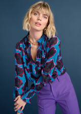 POM Blouse - Flower Pop Blue | SP7407 POM Blouse - Flower Pop Blue | SP7407