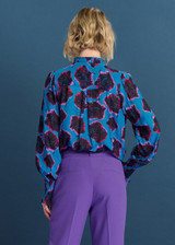 POM Blouse - Flower Pop Blue | SP7407