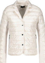 MONARI Beige Quilted Jacket With Neoprene | 409035