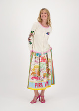 ME369 731-Pura Vida Vanessa Midi Skirt | 125L60300 ME369 731-Pura Vida Vanessa Midi Skirt | 125L60300
