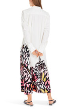 MARC CAIN COLLECTIONS Off-White Dress With Placed Print | YC 21.11 W26 MARC CAIN COLLECTIONS Off-White Dress With Placed Print | YC 21.11 W26