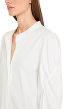 MARC CAIN COLLECTIONS Off-White Dress With Placed Print | YC 21.11 W26 MARC CAIN COLLECTIONS Off-White Dress With Placed Print | YC 21.11 W26