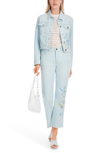 MARC CAIN COLLECTIONS Light Denim Rethink Together Bleached Denim Jacket | YC 31.13 D04 MARC CAIN COLLECTIONS Light Denim Rethink Together Bleached Denim Jacket | YC 31.13 D04