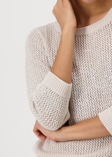 MONARI Beige Knitted Jumper With Embellishment | 409272 MONARI Beige Knitted Jumper With Embellishment | 409272