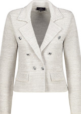 MONARI Beige Tweed Knitted Blazer | 409479