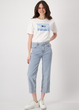MONARI Blue Culotte Jeans | 409496 MONARI Blue Culotte Jeans | 409496