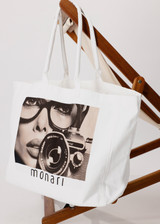 MONARI White Pocket With Woman Print | 409837 MONARI White Pocket With Woman Print | 409837