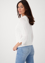 MONARI White Cardigan With Pockets | 409970 MONARI White Cardigan With Pockets | 409970