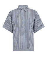 MOS MOSH Regatta Mmlowana Friz Stripe Blouse | 171670 MOS MOSH Regatta Mmlowana Friz Stripe Blouse | 171670