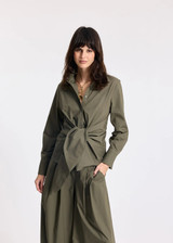 LAUREN VIDAL Short Shirt In Fluffy Poplin | SOKA LAUREN VIDAL Short Shirt In Fluffy Poplin | SOKA