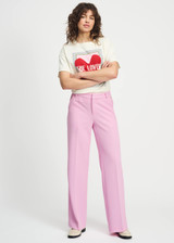 POM Pants - Wide Leg Rose Pink | SP9105 POM Pants - Wide Leg Rose Pink | SP9105