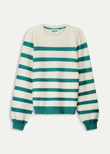 POM Pullover - Striped Fresh Green | SP9055 POM Pullover - Striped Fresh Green | SP9055