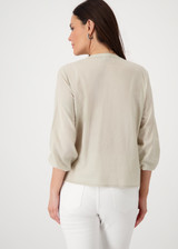 MONARI Green Decorated Blouse | 409653