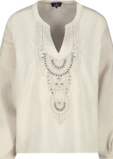 MONARI Green Decorated Blouse | 409653