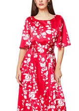 MARC CAIN GLAM Lollipop Rethink Together Glamorous Maxi Dress | ZG 21.04 W10