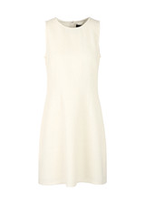 MARC CAIN GLAM Off-White Sleeveless Bouclé Shift Dress | ZG 21.05 W08