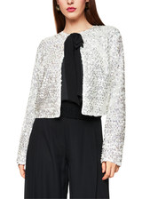 MARC CAIN GLAM Off-White Glamorous Jacket | ZG 31.03 W18