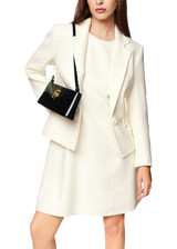MARC CAIN GLAM Off-White Elegant Bouclé Blazer | ZG 34.02 W08