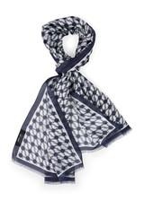 MARC CAIN SPORTS Navy Scarf With Silk | ZS B4.07 Z17