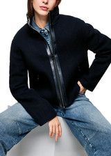 MARC CAIN SPORTS Navy Cool Reversible Jacket | ZS 12.01 W06