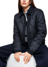 MARC CAIN SPORTS Navy Rethink Together Quilted Jacket | ZS 12.04 W07