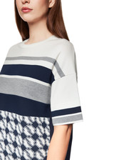MARC CAIN SPORTS Navy Knitted In Germany Midi Dress | ZS 21.03 M14