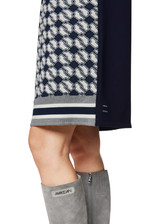 MARC CAIN SPORTS Navy Knitted In Germany Midi Dress | ZS 21.03 M14
