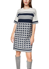 MARC CAIN SPORTS Navy Knitted In Germany Midi Dress | ZS 21.03 M14