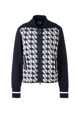 MARC CAIN SPORTS Navy Knitted In Germany Fine Knit Cardigan | ZS 39.08 M14