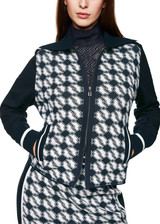 MARC CAIN SPORTS Navy Knitted In Germany Fine Knit Cardigan | ZS 39.08 M14