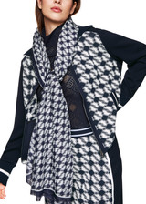 MARC CAIN SPORTS Navy Knitted In Germany Fine Knit Cardigan | ZS 39.08 M14