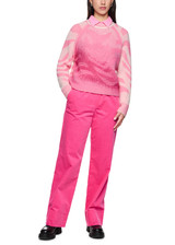 MARC CAIN SPORTS Lip Gloss Knitted In Germany Jumper | ZS 41.10 M20