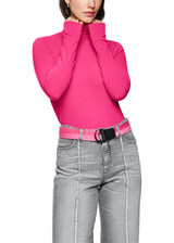 MARC CAIN SPORTS Dragon Fruit Long-Sleeved Turtleneck Top | ZS 48.12 J15