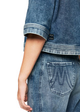 MARC CAIN SPORTS Vintage Blue Rethink Together Denim Blouse | ZS 51.12 D03