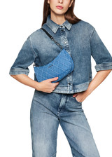 MARC CAIN SPORTS Vintage Blue Rethink Together Denim Blouse | ZS 51.12 D03
